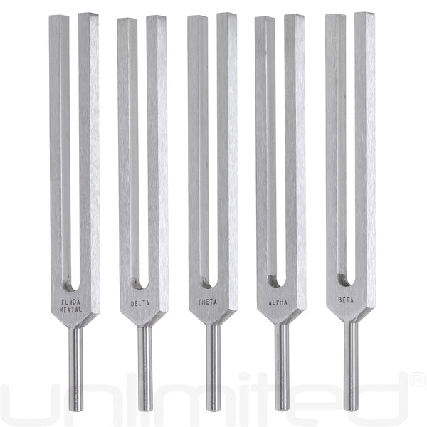 Biosonics Set of 5 Brain Tuning Forks - Gongs Unlimited