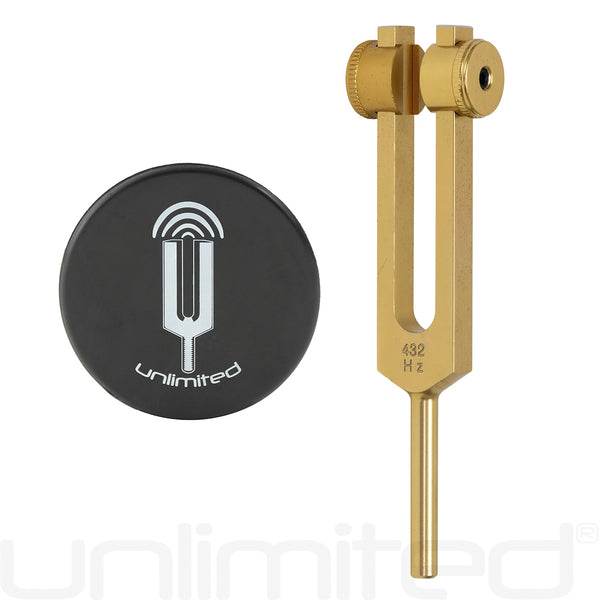 Unlimited 432 Hz Tuning Fork (Weighted) with Activator - Gongs