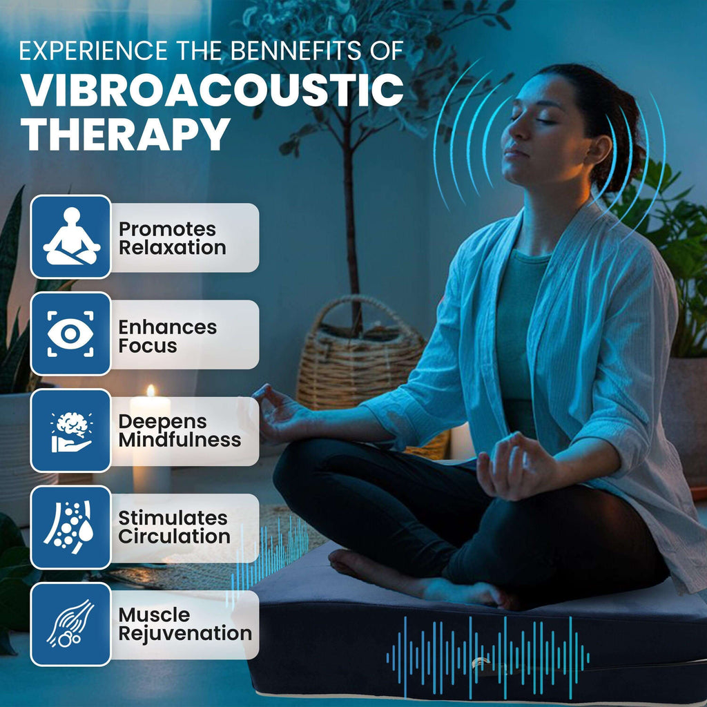 Premium Vibroacoustic Therapy Meditation Cushion Bundle