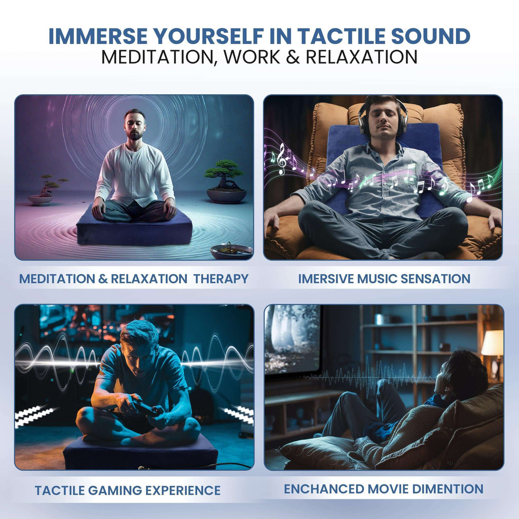 Premium Vibroacoustic Therapy Meditation Cushion Bundle