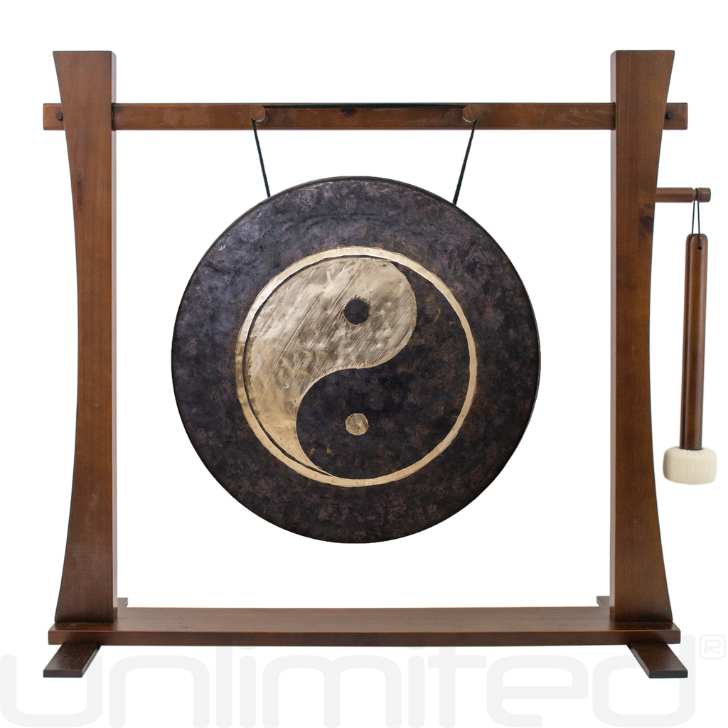 14" to 18" Taoist Moonlight Gongs on Stands