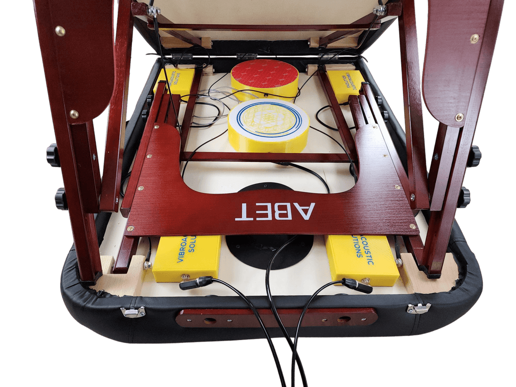 Vibroacoustic Therapy Massage Table Attachments with custom Amplifier Bundle