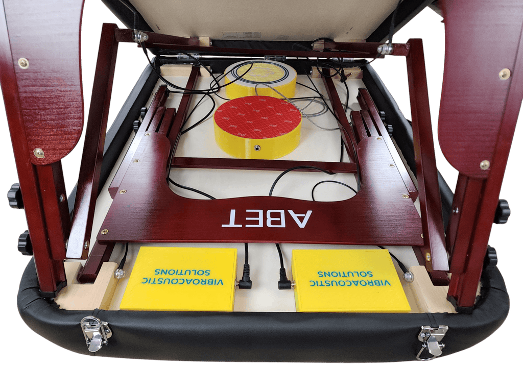 Vibroacoustic Therapy Massage Table Attachments with custom Amplifier Bundle