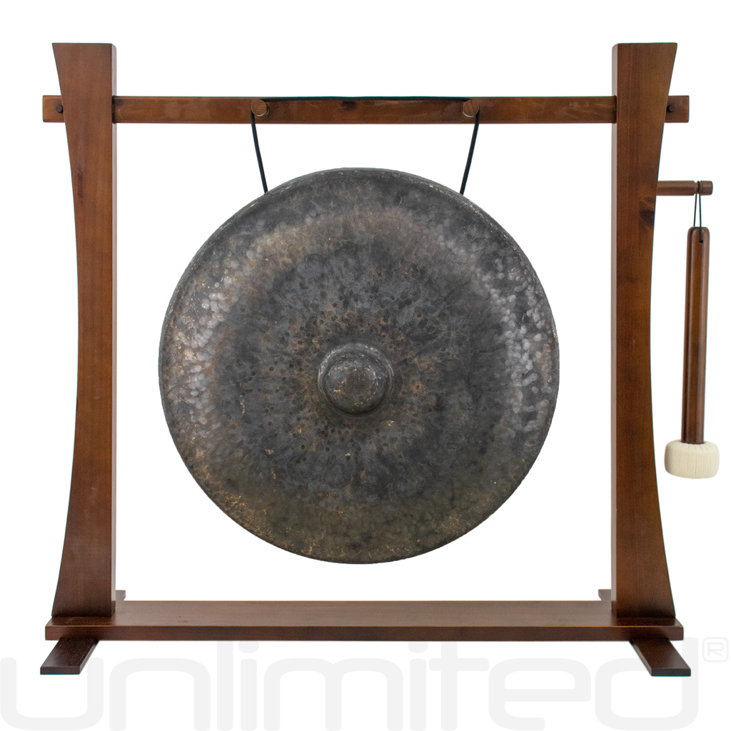 The Great Mother Tesla Gongs on Stands