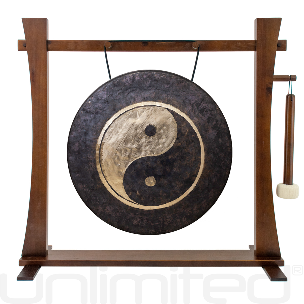 14" to 18" Taoist Moonlight Gongs on Stands