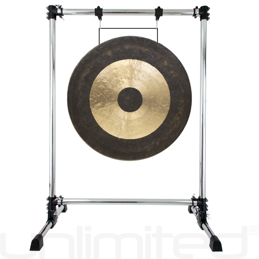 32" Chinese Gongs on the Baby Bear Gong Stand
