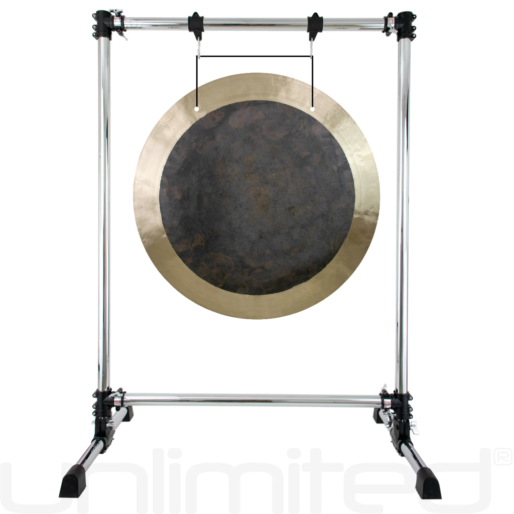 32" Chinese Gongs on the Baby Bear Gong Stand