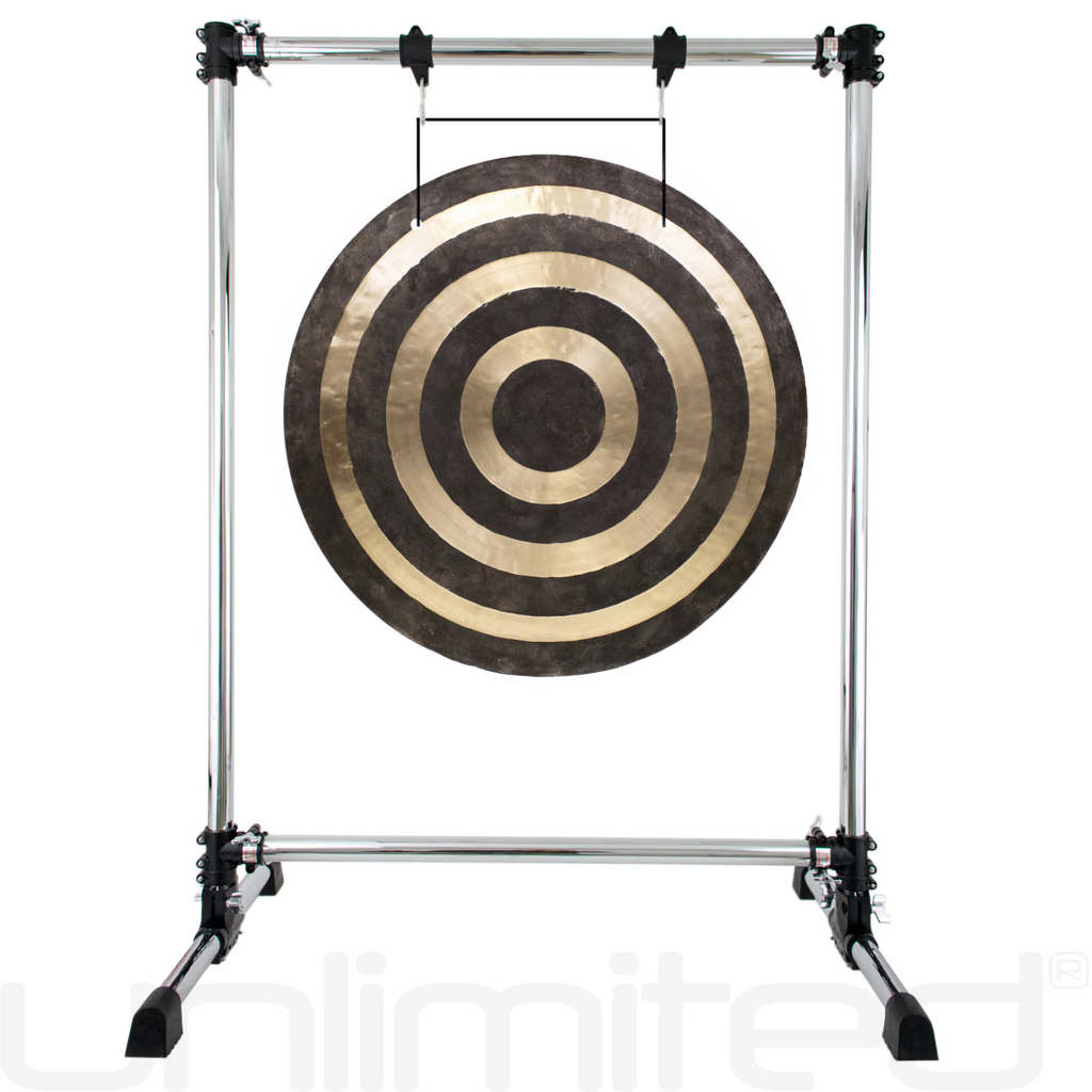 32" Chinese Gongs on the Baby Bear Gong Stand