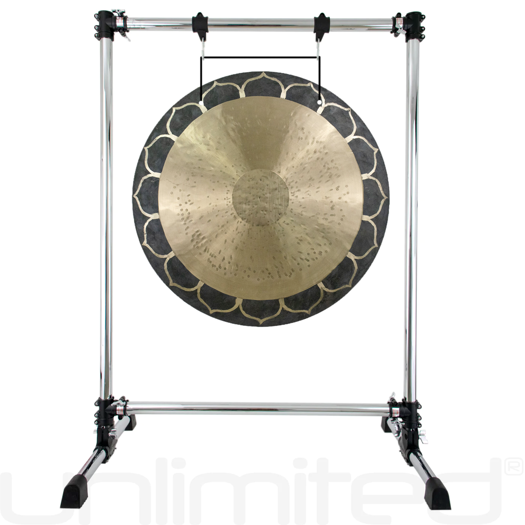 30" to 38" Temple Wind Gongs on Stands