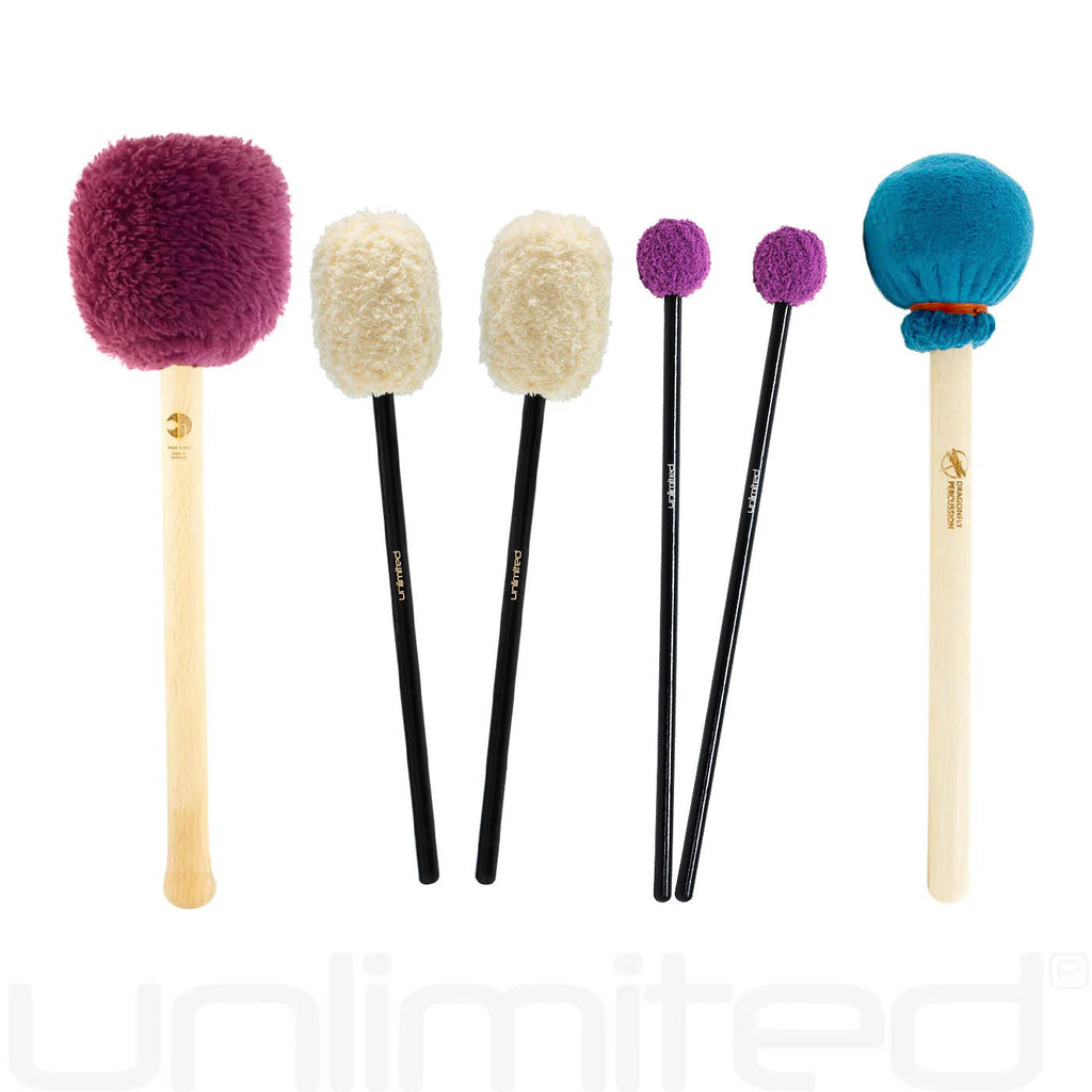 Mallet Set for 36" to 38" Nickel Silver Gongs