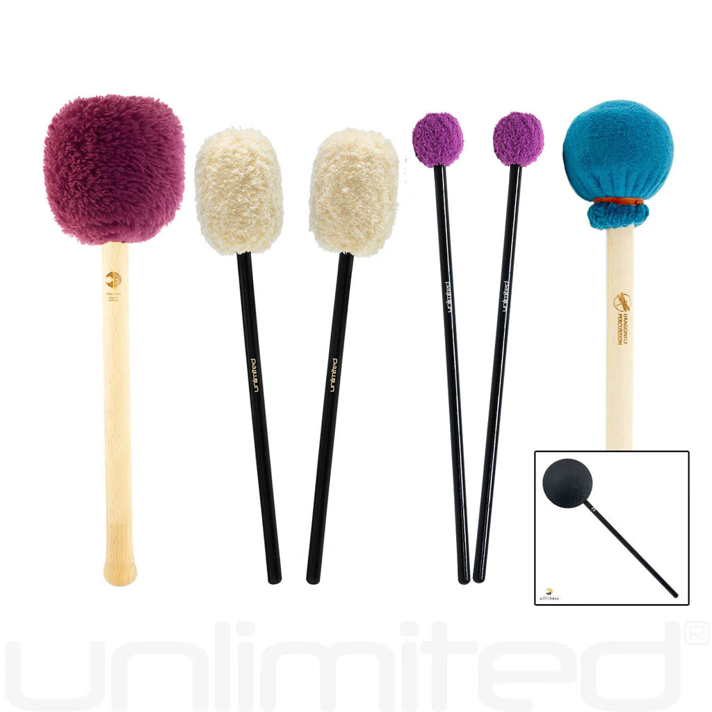 Mallet Set for 36" to 38" Nickel Silver Gongs