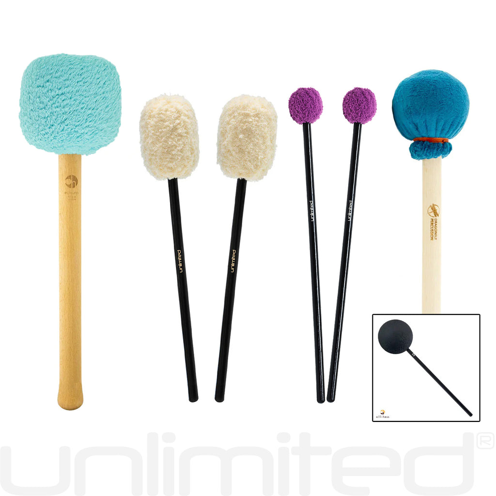 Mallet Set for 36" to 38" Nickel Silver Gongs