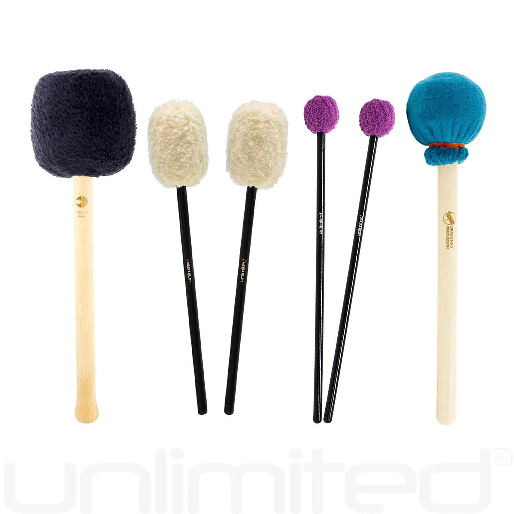 Mallet Set for 36" to 38" Nickel Silver Gongs