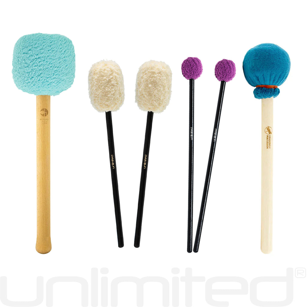 Mallet Set for 36" to 38" Nickel Silver Gongs