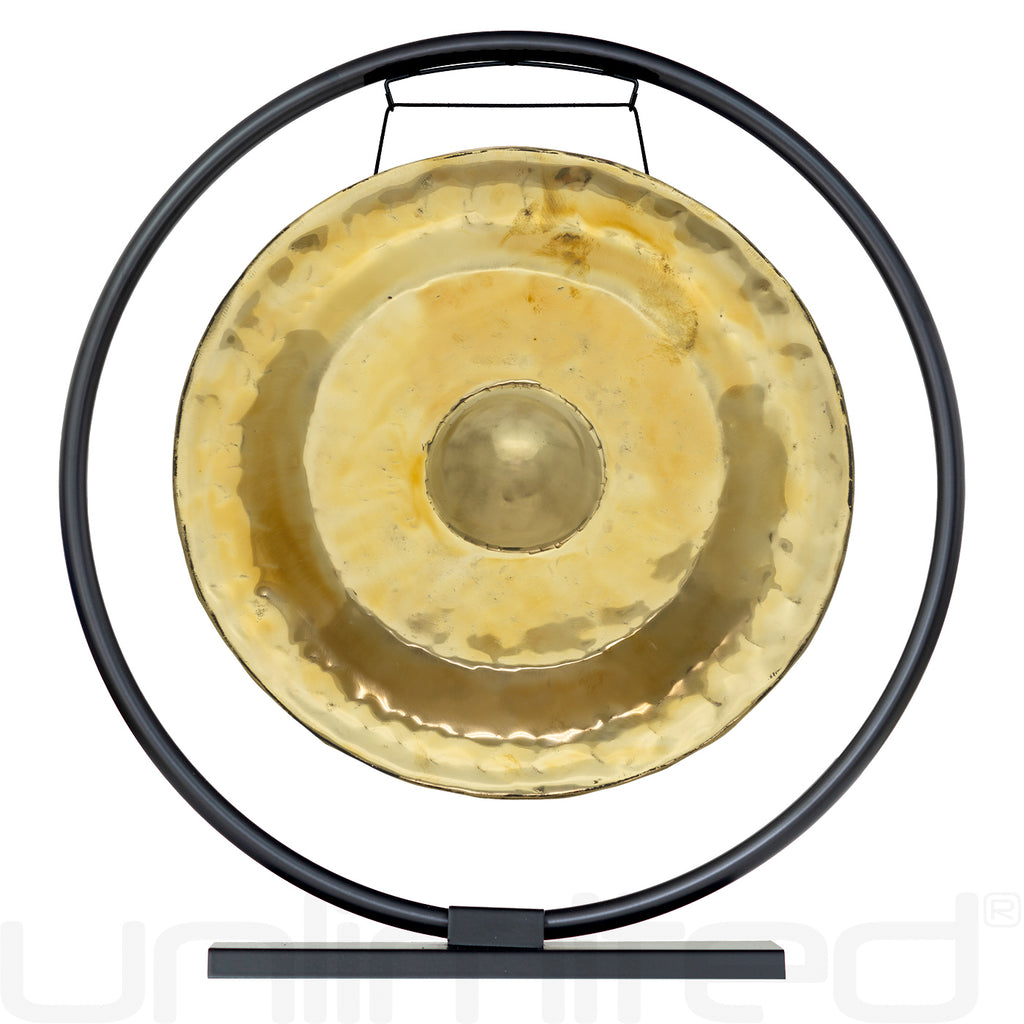 Thai Golden Nipple Gongs on Stands