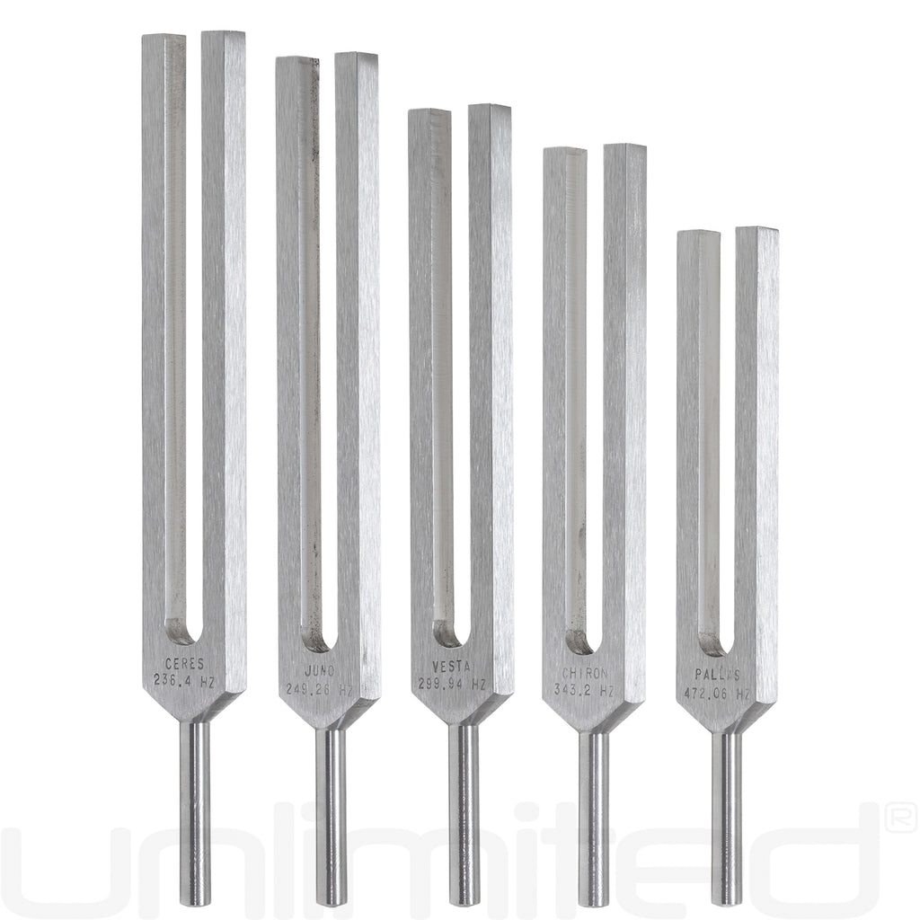 Biosonics Set of 5 Asteroid Tuning Forks