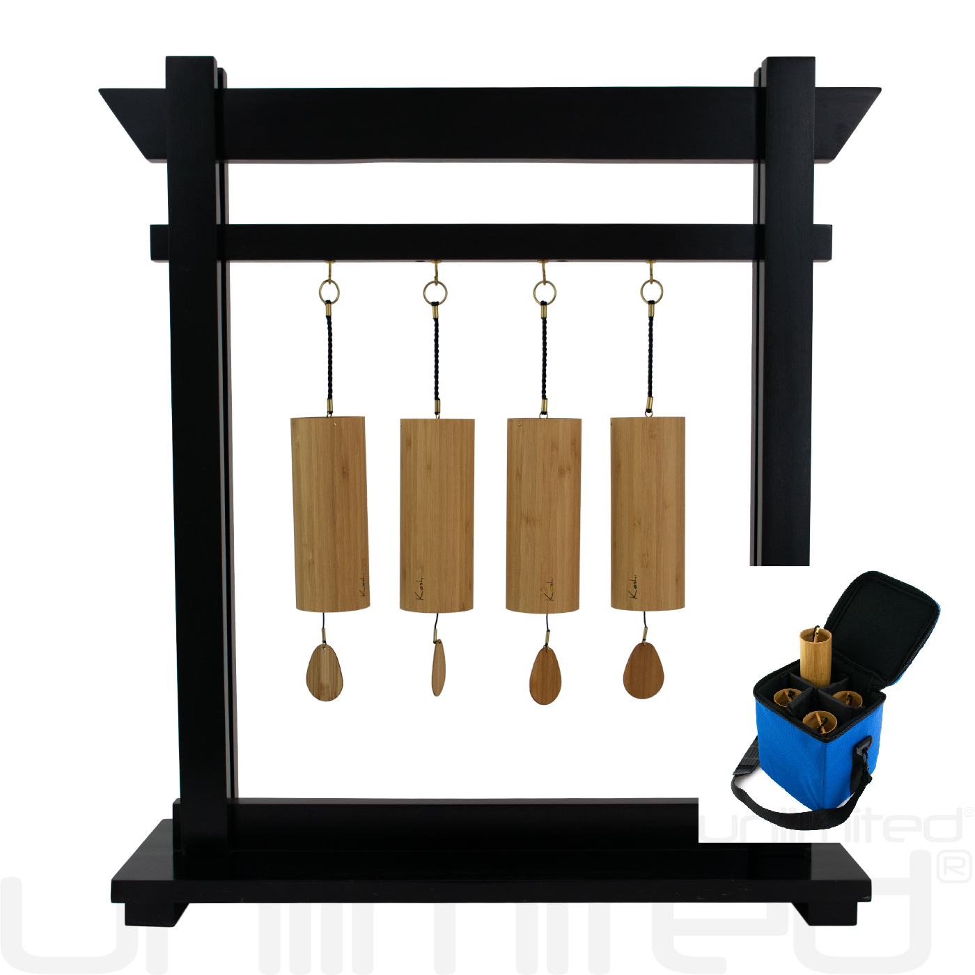 Set of Koshi Chimes on Koshi Joe Stand - Gongs Unlimited