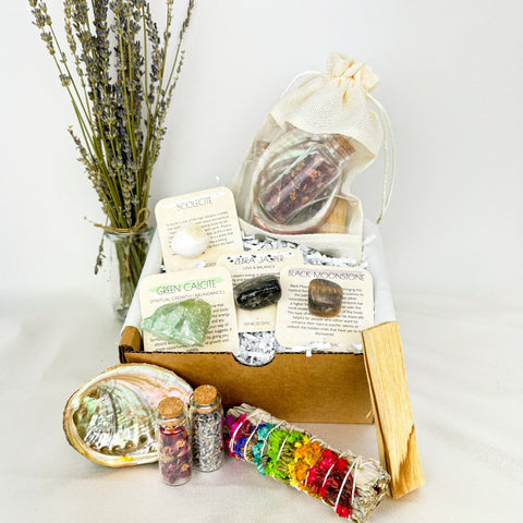 AphroZodiac - Capricorn Crystal Set for Ambition & Success - Includes Aura Cleansing Kit