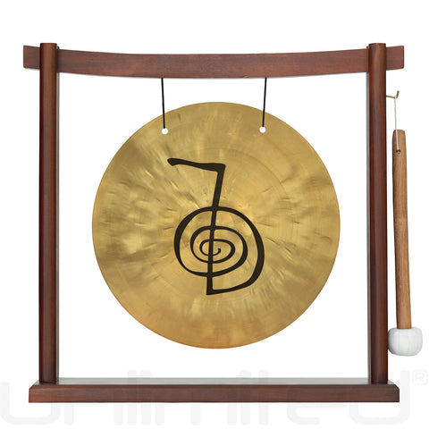10" Cho Ku Rei Reiki Gong on Stands