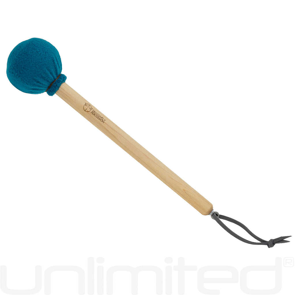 Dragonfly Resonance Series Medium Soft Teal Gong Mallet