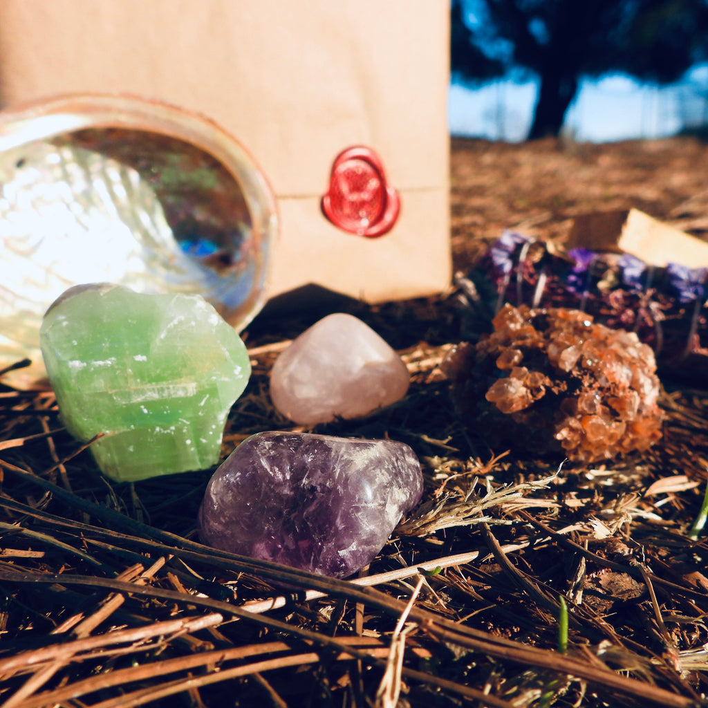 AphroZodiac - Libra Crystal Set for Balance & Self-Confidence - Includes Aura Cleansing Kit