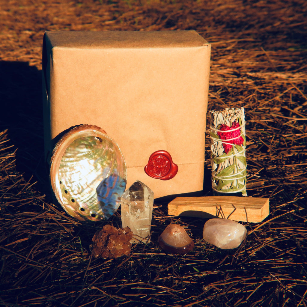 AphroZodiac - Aries Crystal Set for Ambition & Curiosity - Includes Aura Cleansing Kit