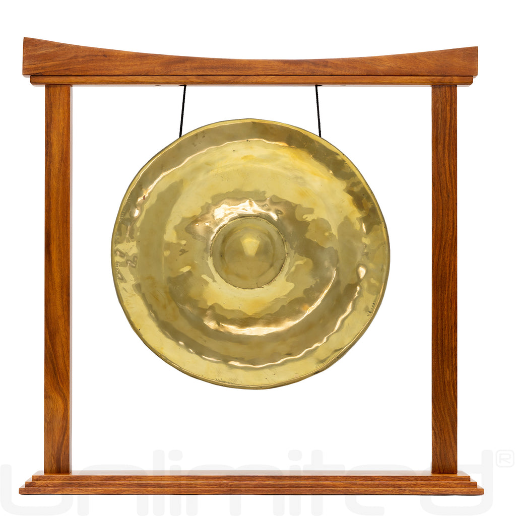 Thai Golden Nipple Gongs on Stands