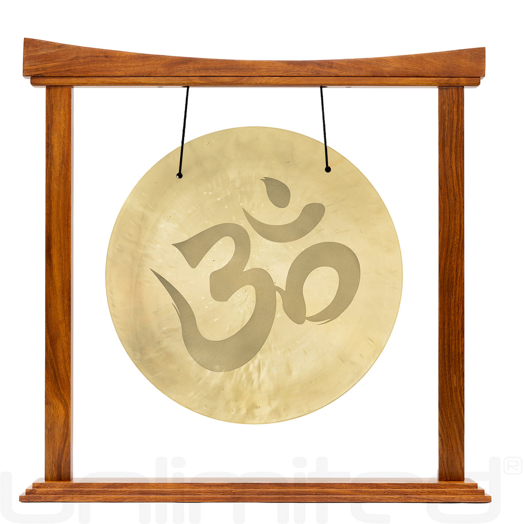Om Gongs on Stands