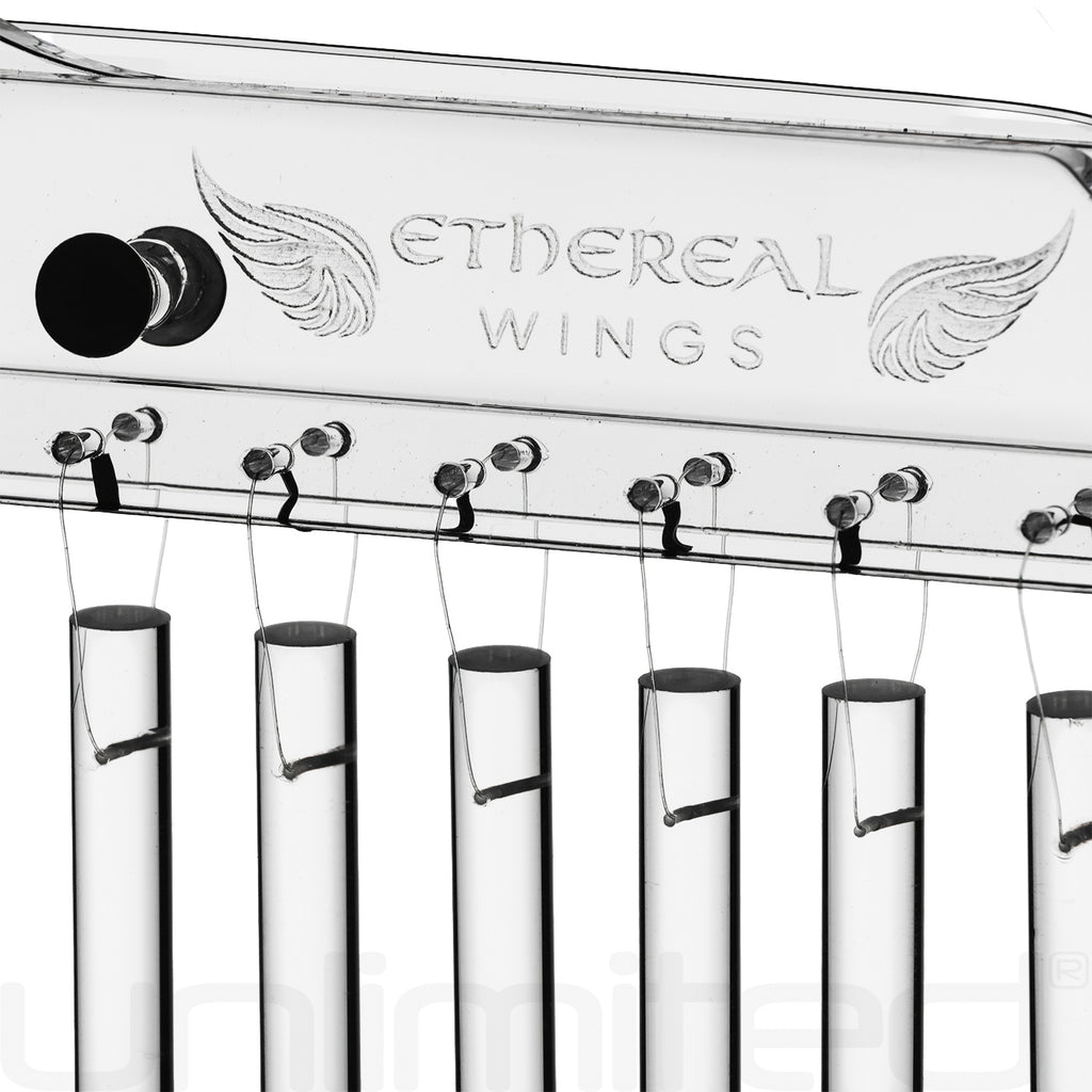 Ethereal Wings Crystal Bar Chime - Pure Ethereal Waterfall