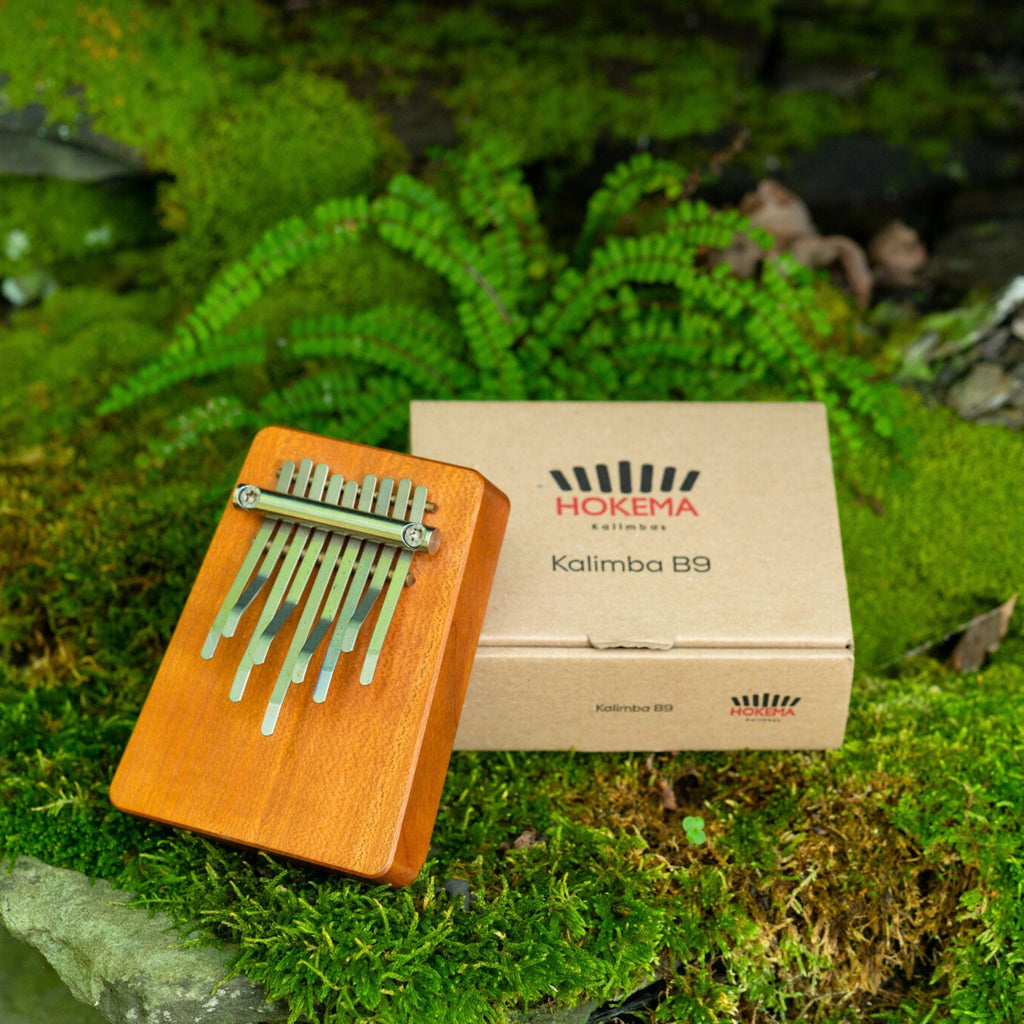 HOKEMA B9 KALIMBA - 4 different Intuitive Soundscapes Collection Tunings: A-minor, C-Major, G-Major, D-minor