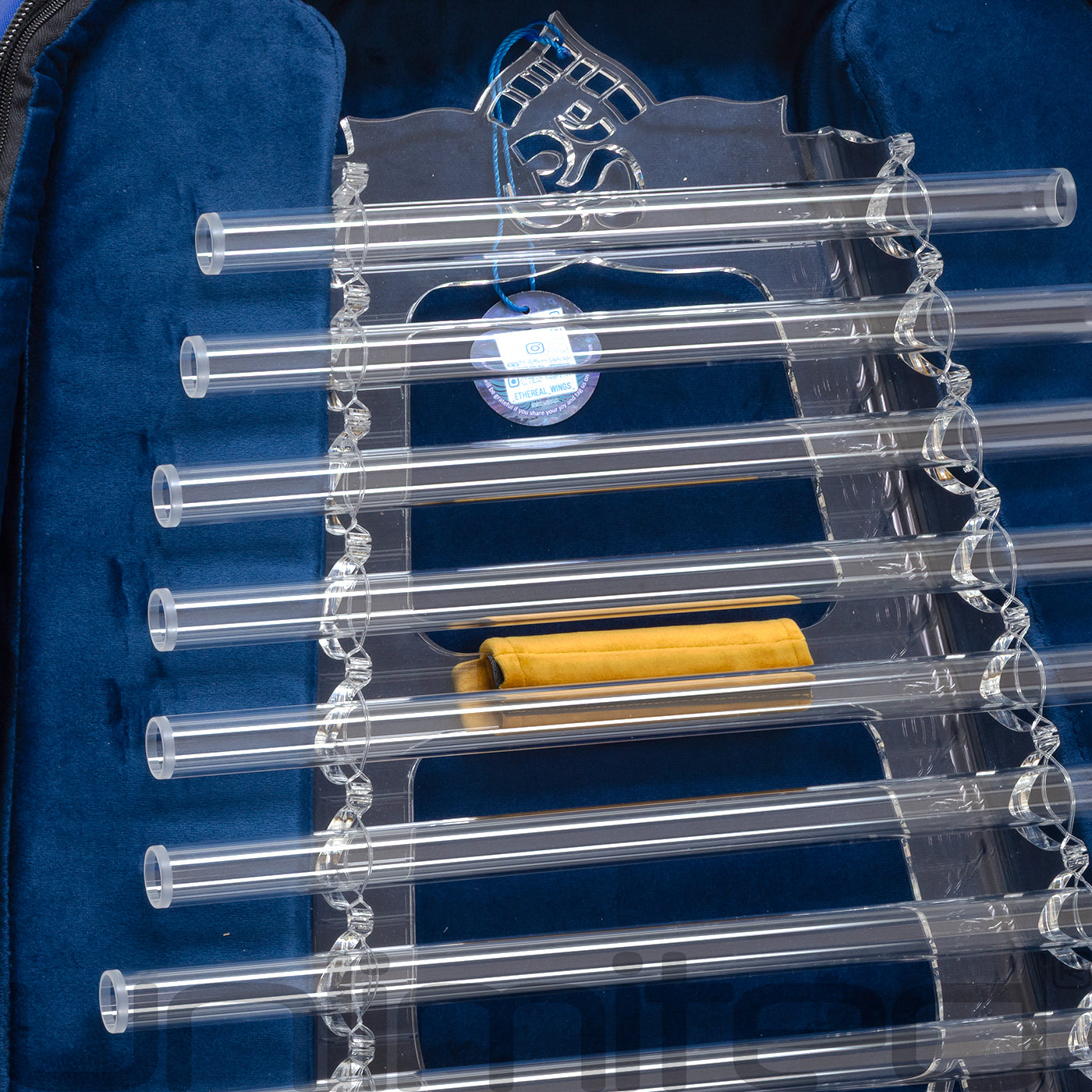 Ethereal Wings Earth Om C# + B4 Crystal Harp (A 432 Hz) - Gongs