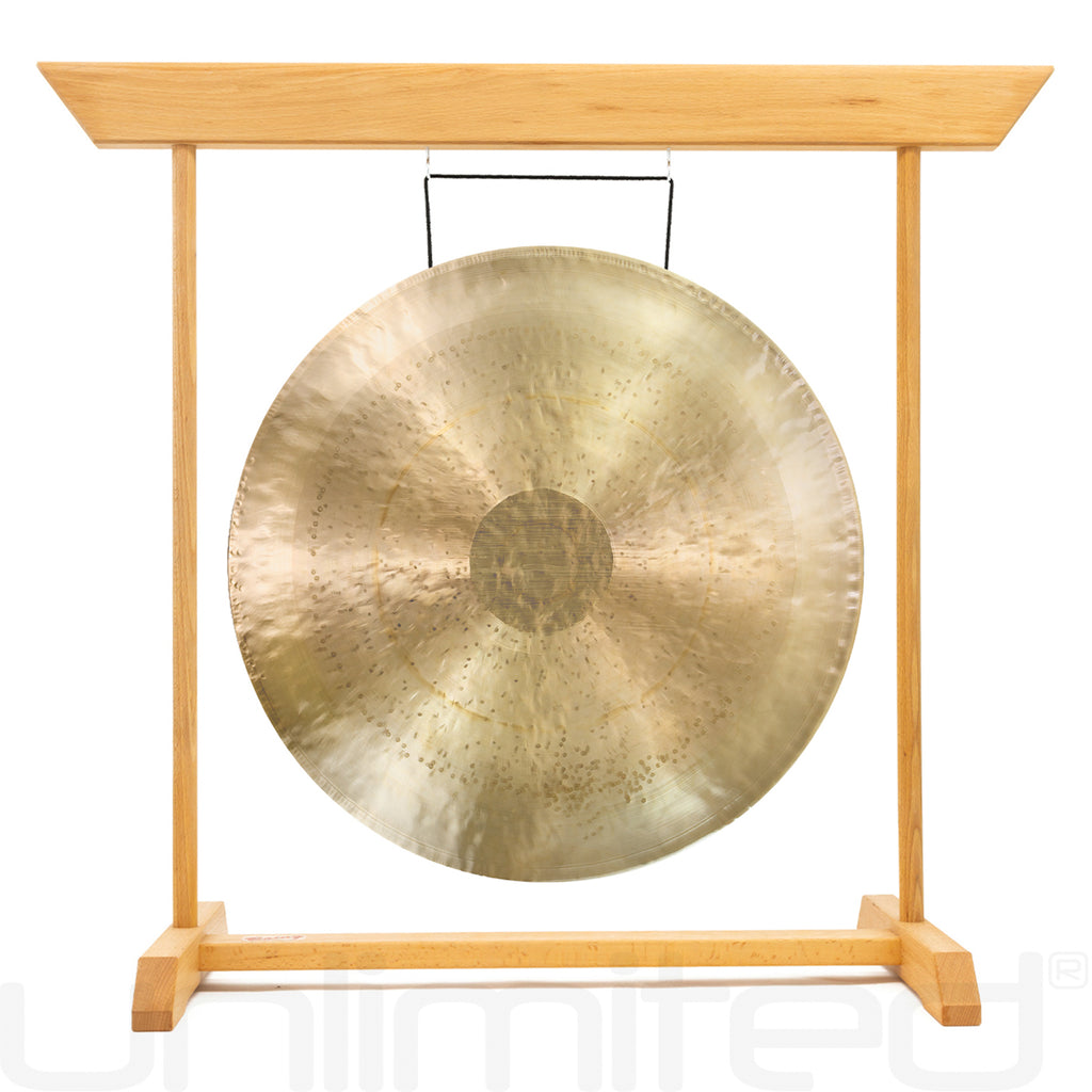 20" Chinese Gongs on the Feeltone Beech Gong Stand