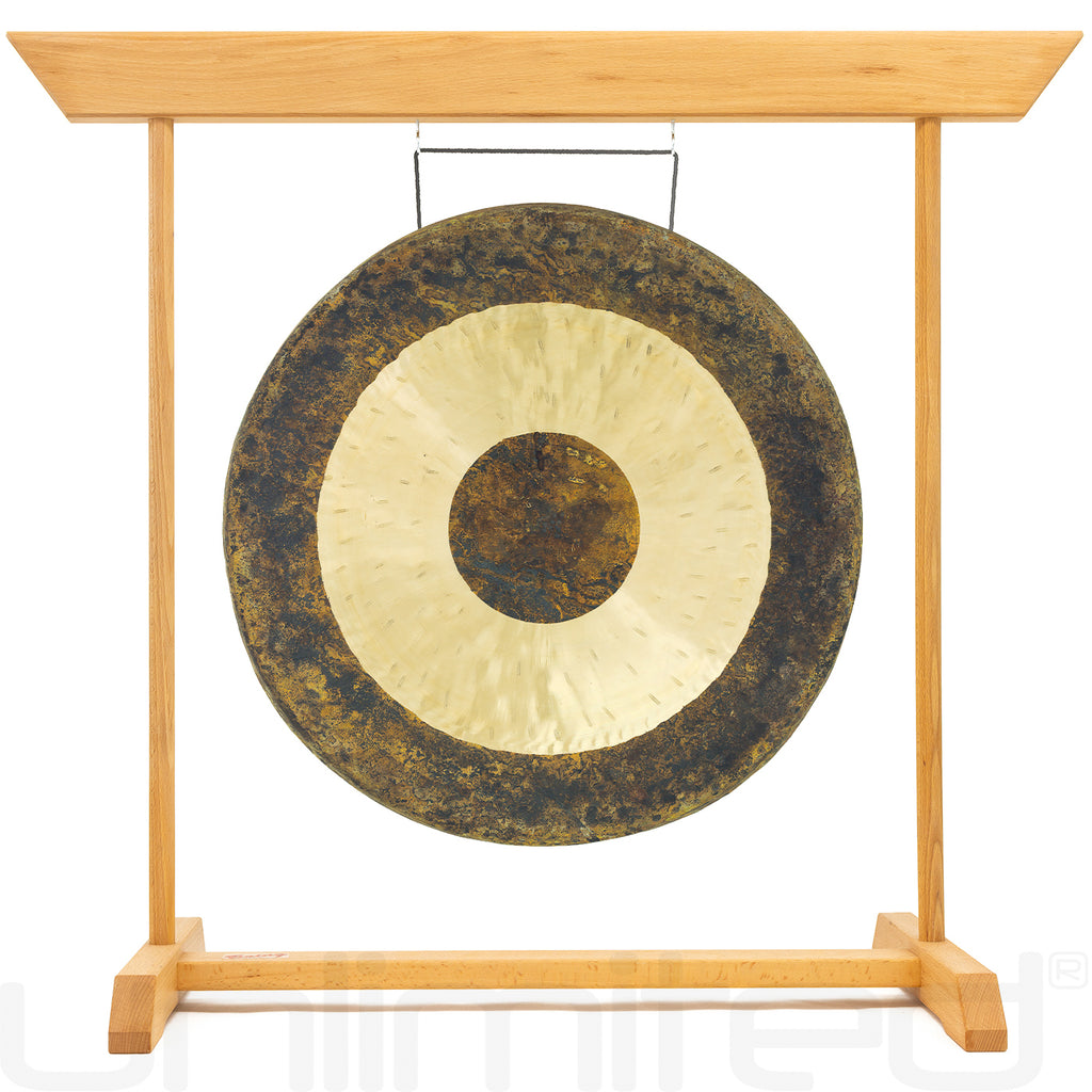 18" Chinese Gongs on the Feeltone Beech Gong Stand