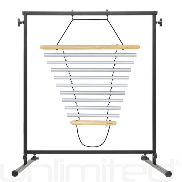 Svaram Swinging 9 Bar Chimes on Stands - A432 Hz
