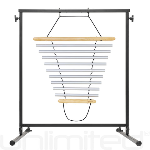 Svaram Swinging 9 Bar Chimes on Stands - A432 Hz