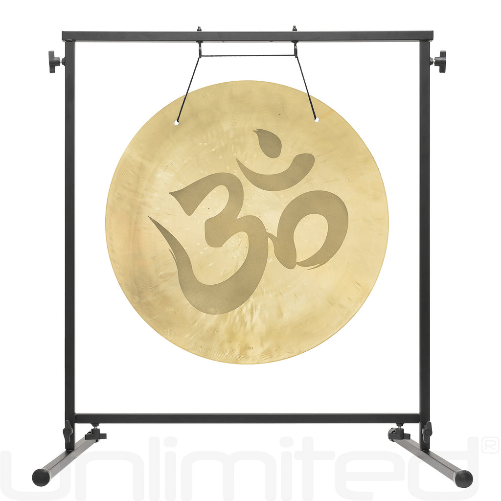 Om Gongs on Stands