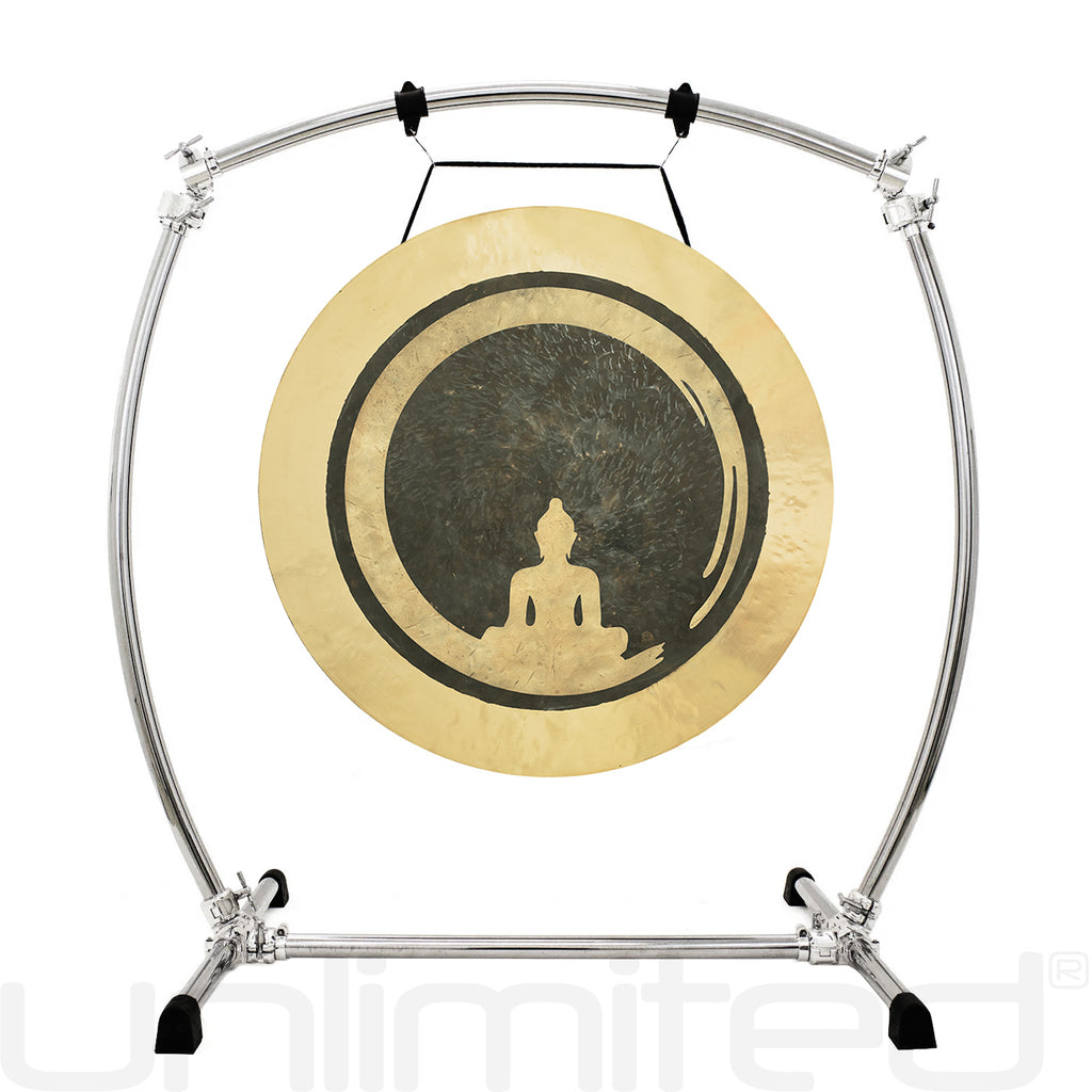 38" Buddha Wave Gongs on Stands
