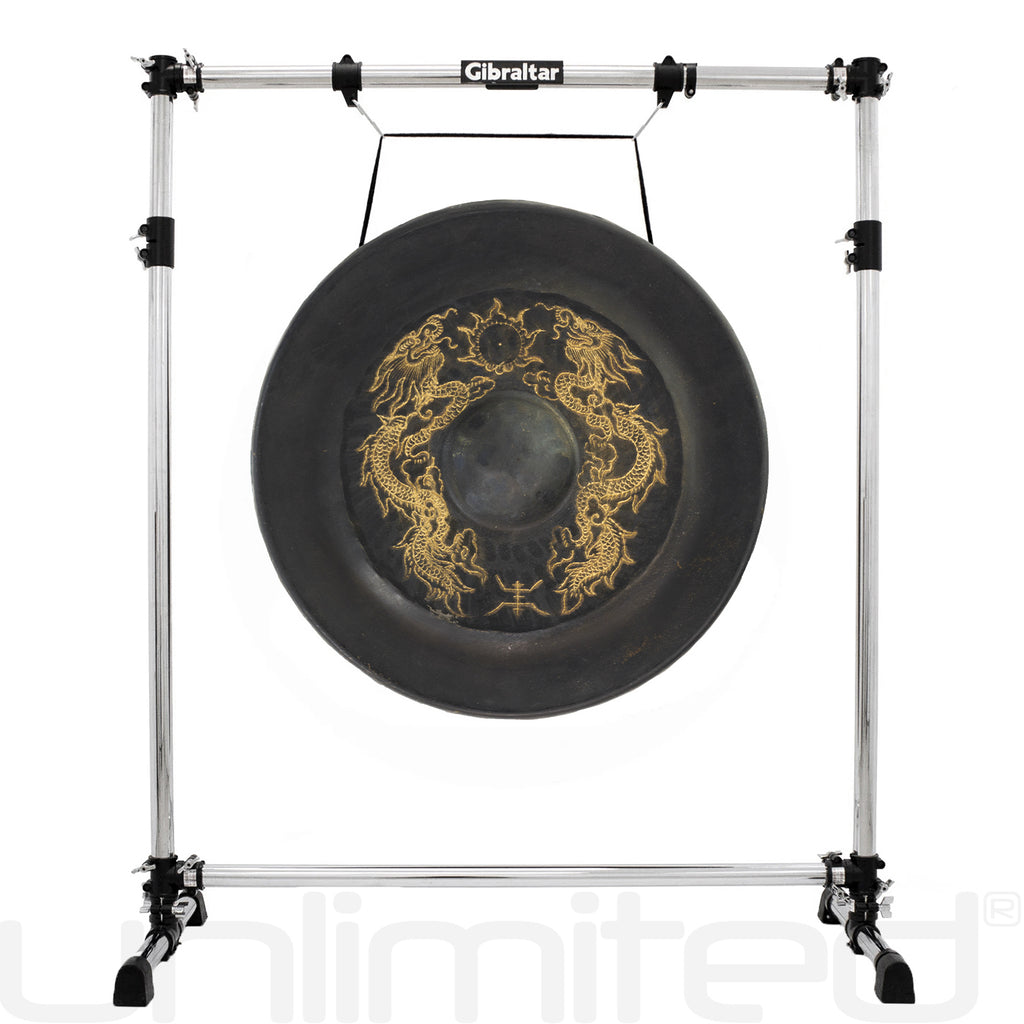 20" to 36" Vietnamese Dragon Gongs on Stands