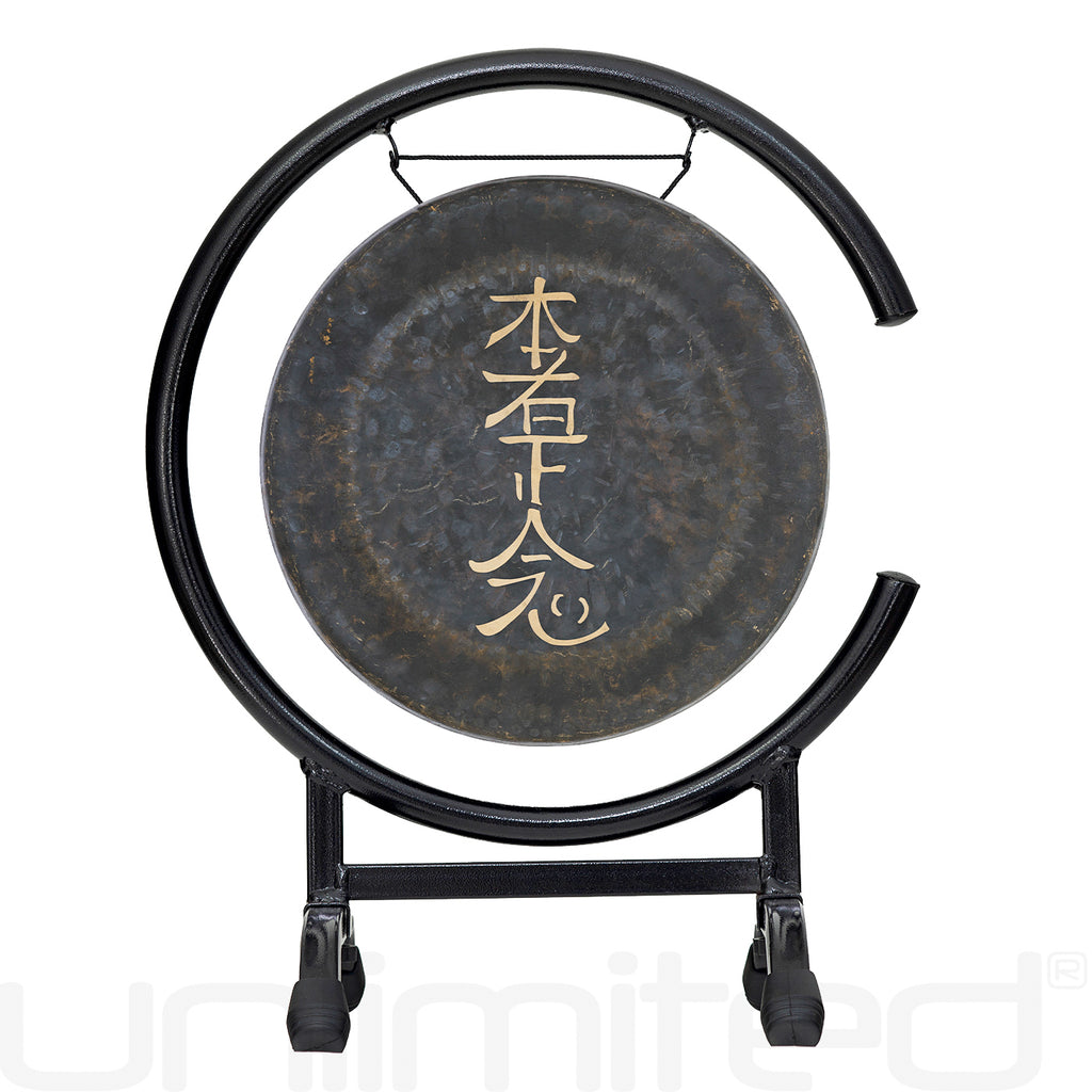 10" Hon Sha Ze Sho Nen Reiki Gong on Stands