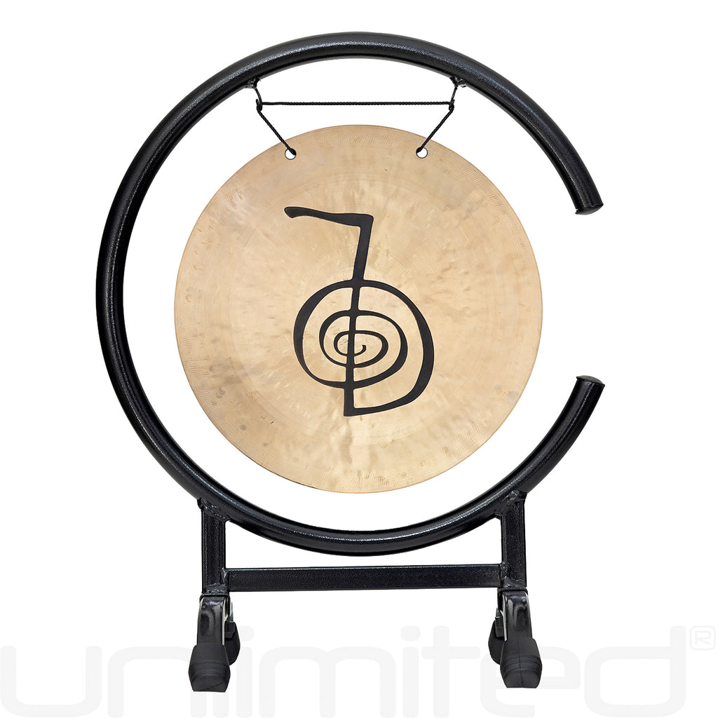 10" Cho Ku Rei Reiki Gong on Stands