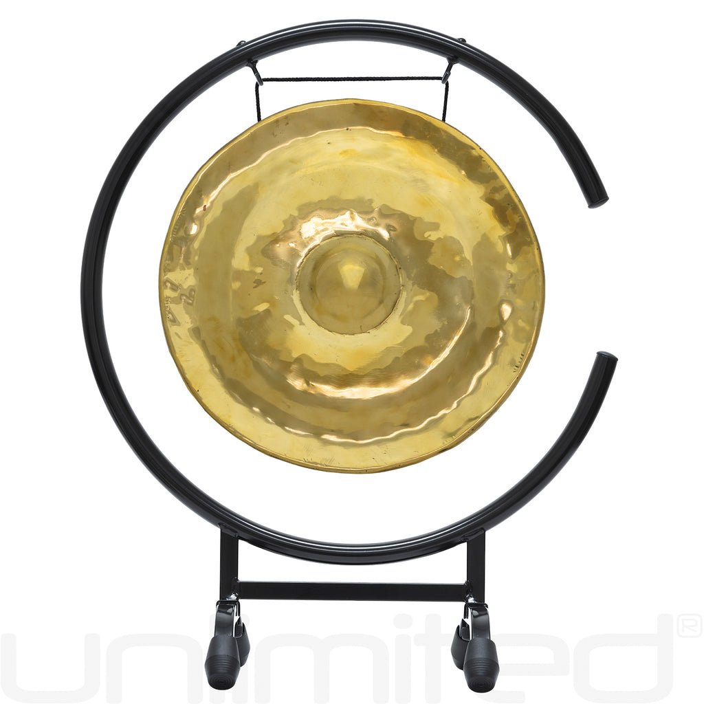 Thai Golden Nipple Gongs on Stands