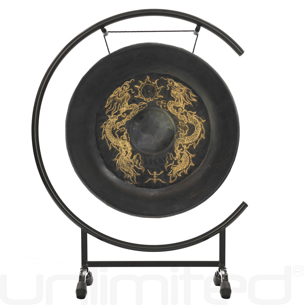 9" to 16" Vietnamese Dragon Gongs on Stands