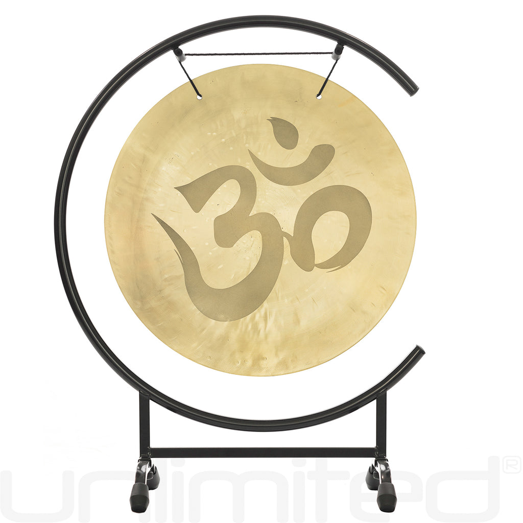 Om Gongs on Stands