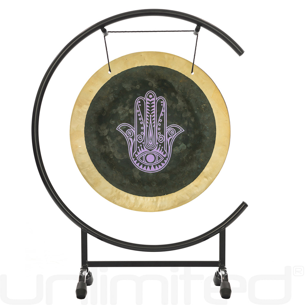 16" Hamsa Deep Breath Gong on Stands