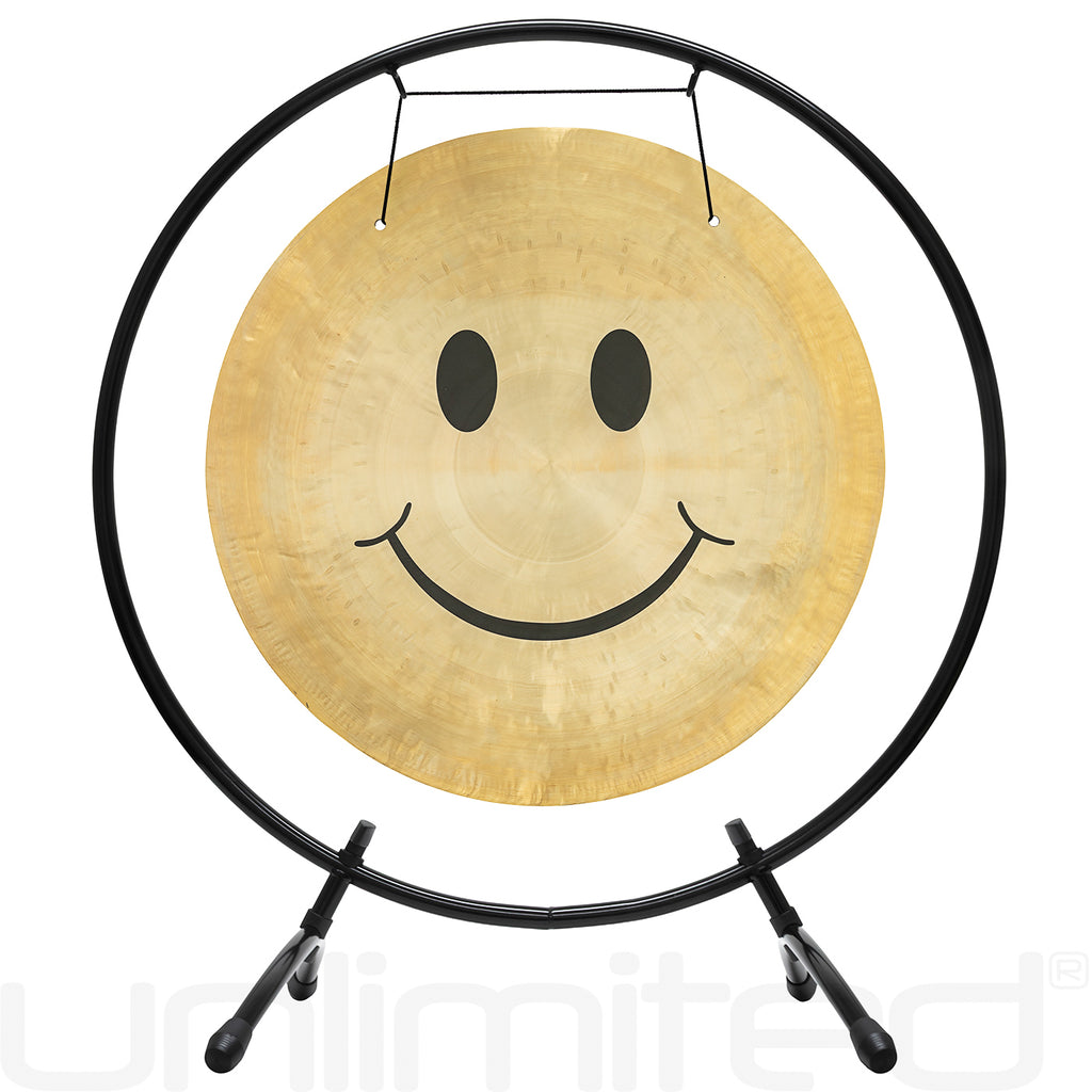 Unlimited 22" Smiley Face Gong and Stand Combos
