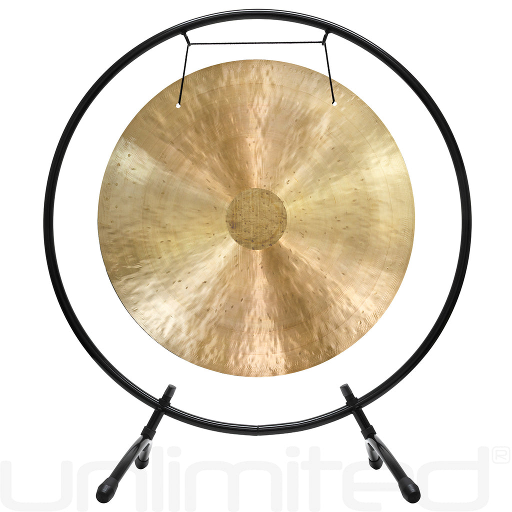 20" to 24" Gongs on Holding Space Gong Stand