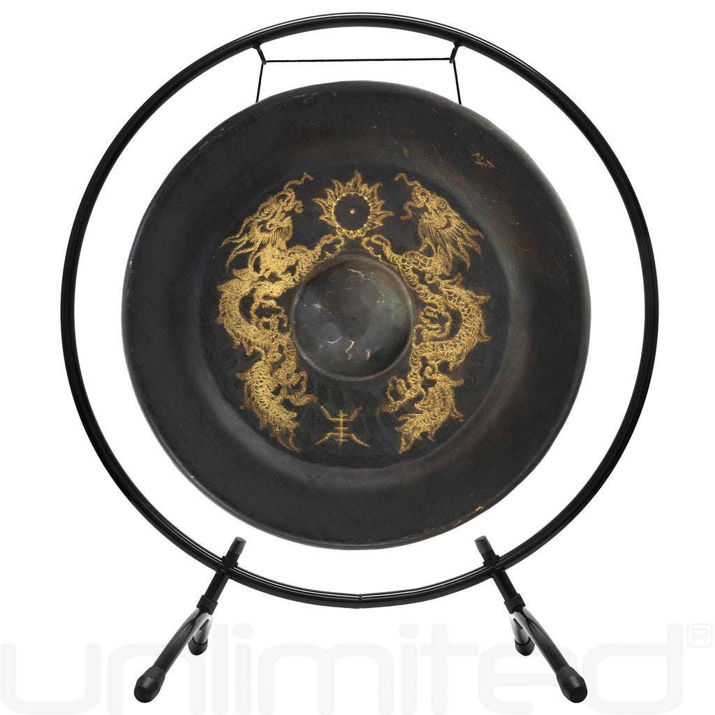 20" to 36" Vietnamese Dragon Gongs on Stands