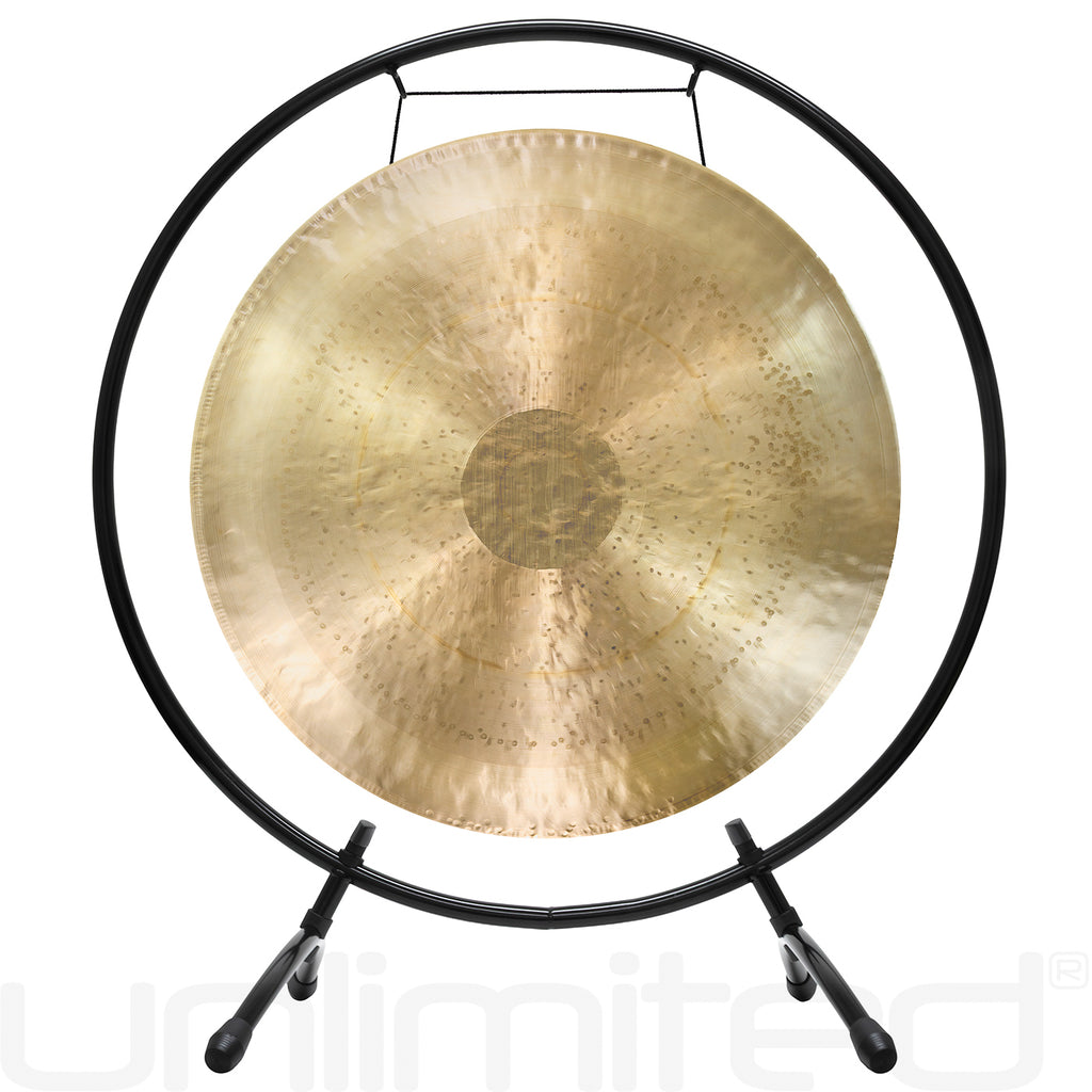 20" to 24" Gongs on Holding Space Gong Stand