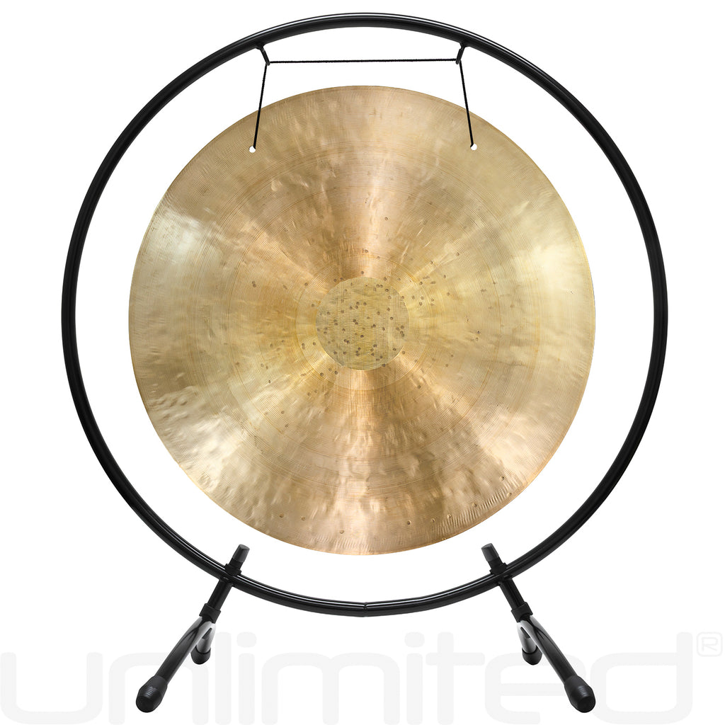 20" to 24" Gongs on Holding Space Gong Stand