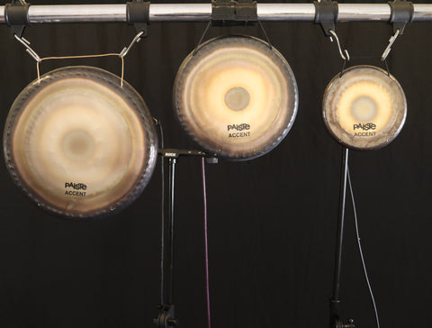 CONSIGNMENT SALE - Set of 3 Paiste Accent Gongs